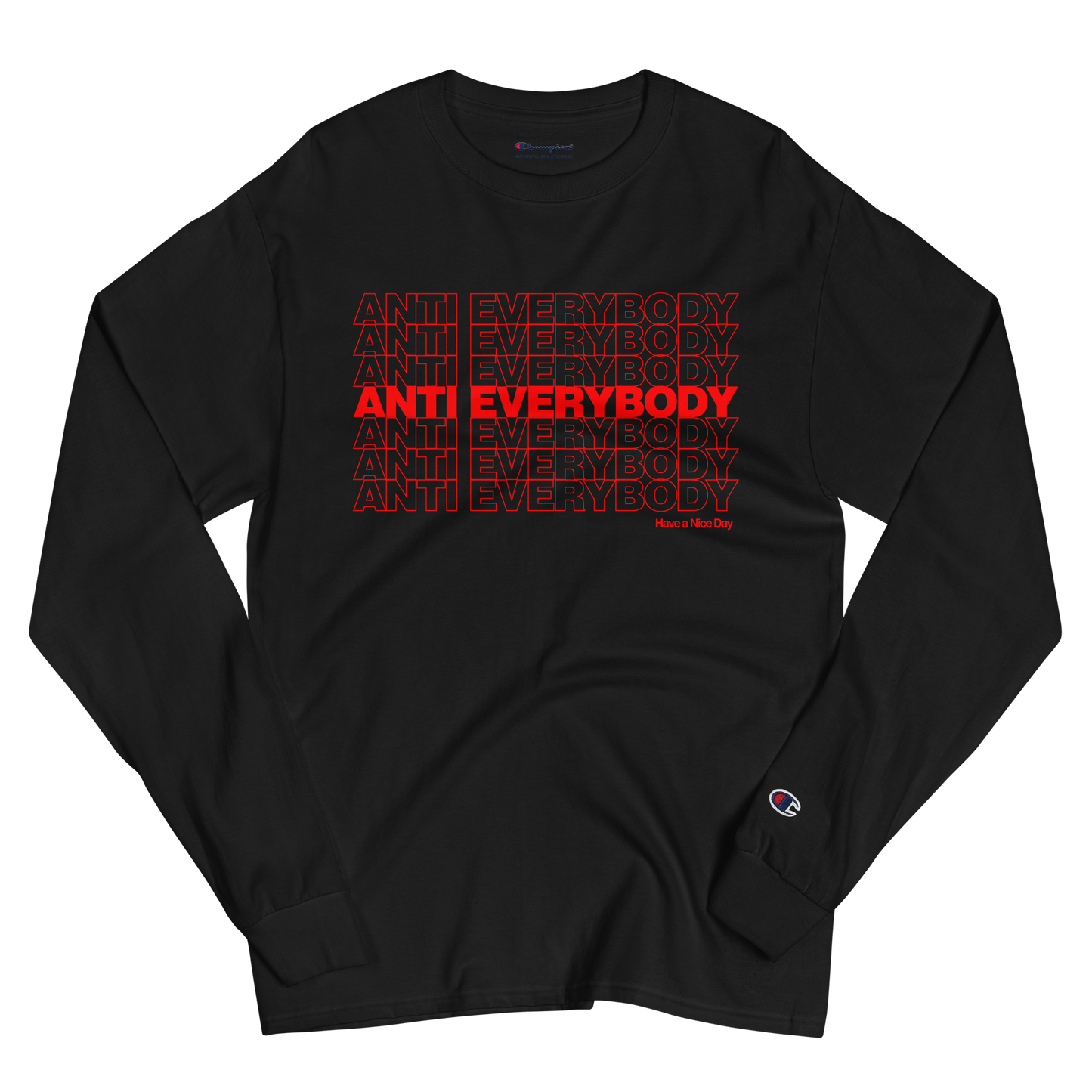 Anti-Everybody Nova VI x Champion Long Sleeve Shirt
